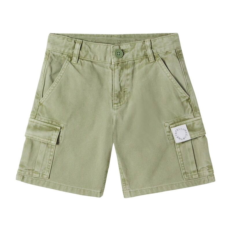 Stella McCartney Kids Canvas cargo shorts 67956487