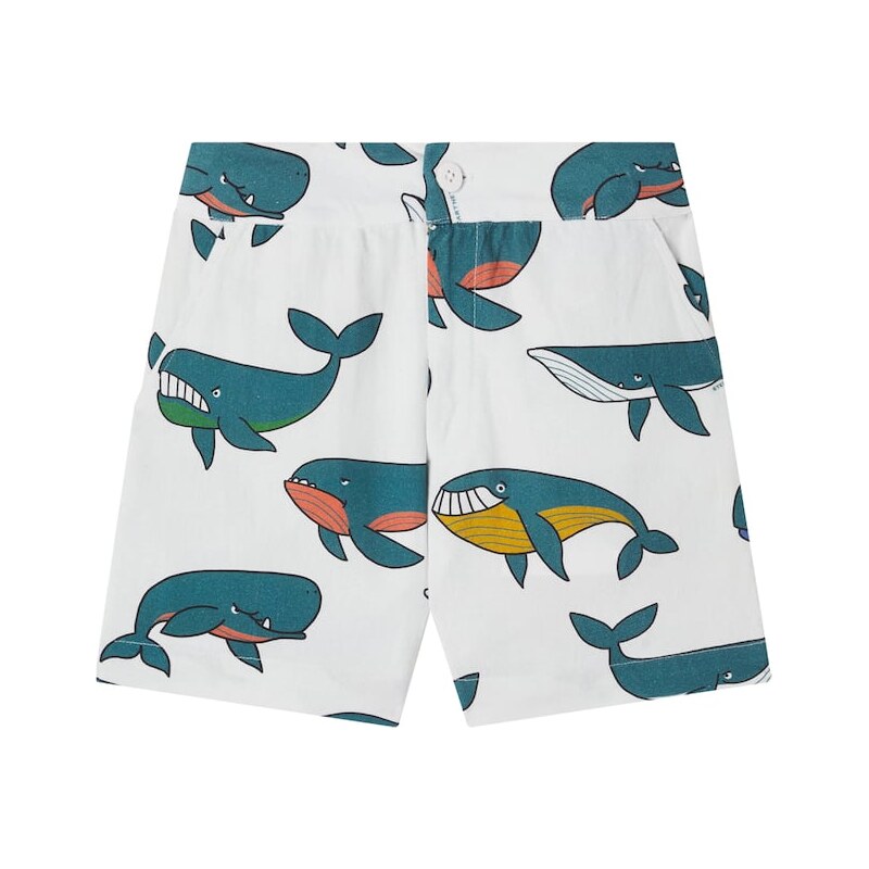 Stella McCartney Kids Printed cotton shorts 68028195