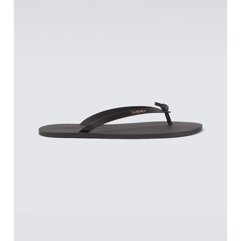 Saint Laurent Leather thong sandals 68028208