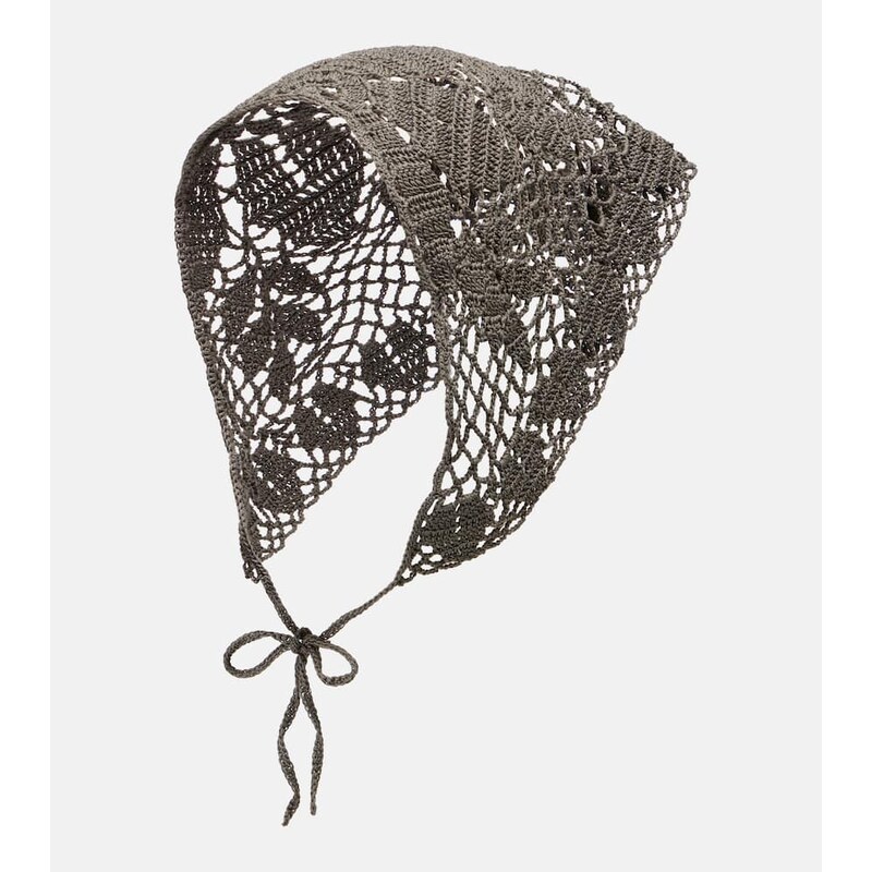 Magda Butrym Crochet cotton scarf 68108506