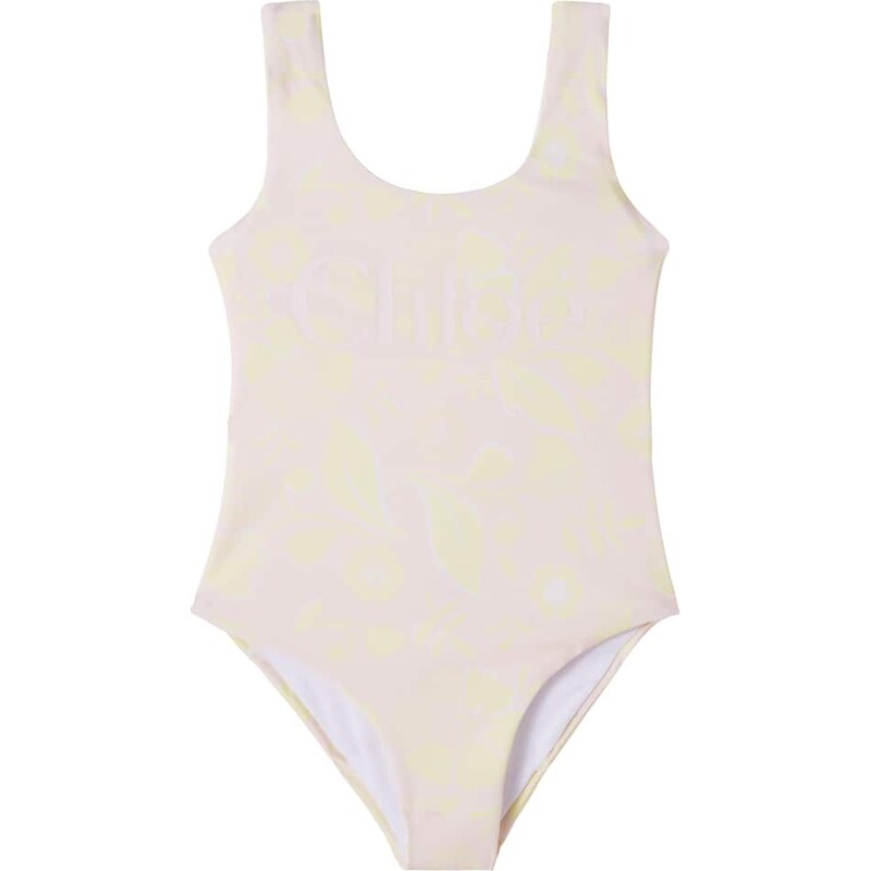 Chloe Kids ChloÃ Kids Logo floral swimsuit 67987351