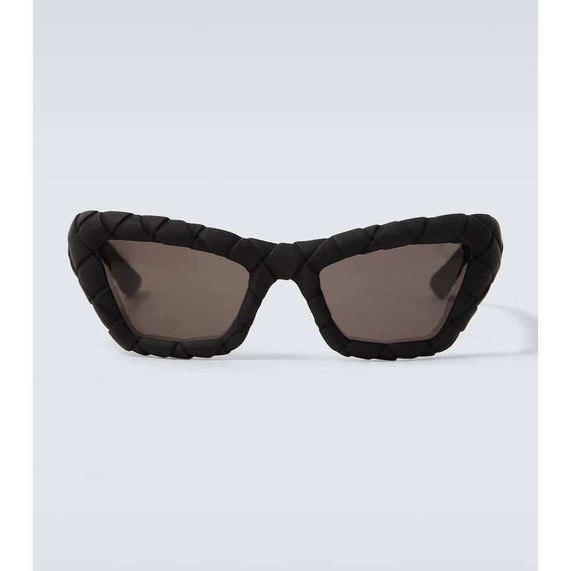 Bottega Veneta Intrecciato rectangular sunglasses 67966931