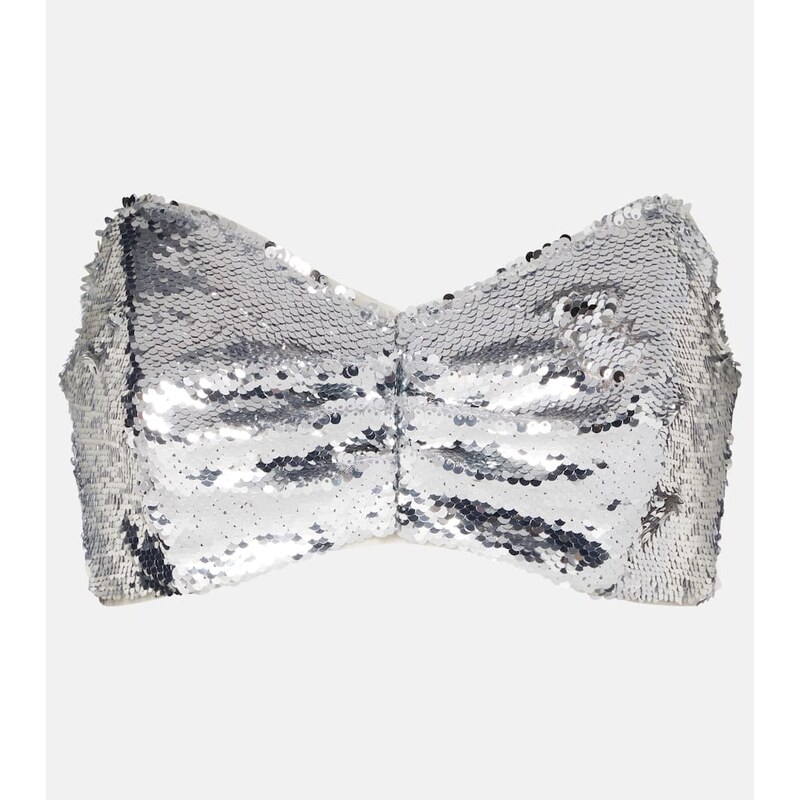 Simone Rocha Sequined bandeau top 68407966