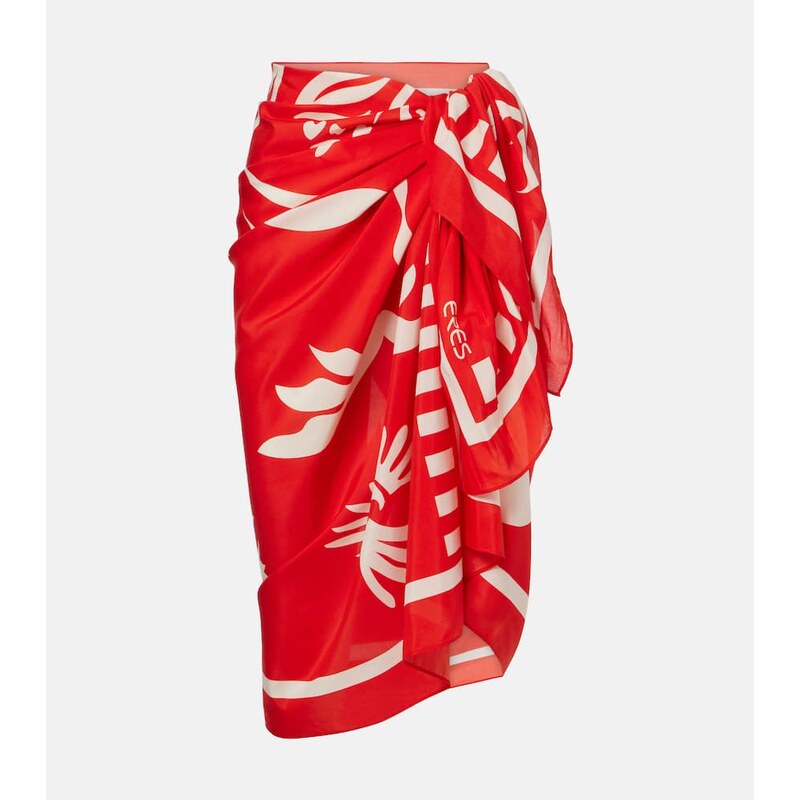 Eres Mandara cotton and silk beach cover-up 68211602