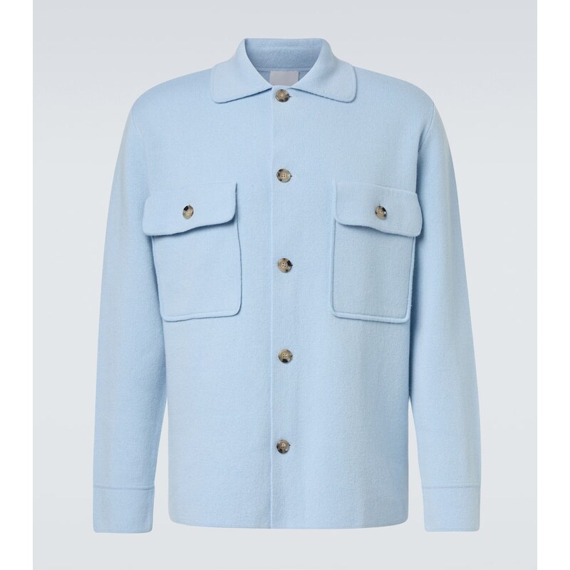 Allude Wool and cashmere overshirt 68279395