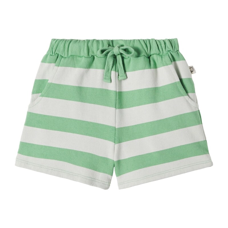 Cozmo Orion striped cotton fleece shorts 67997797