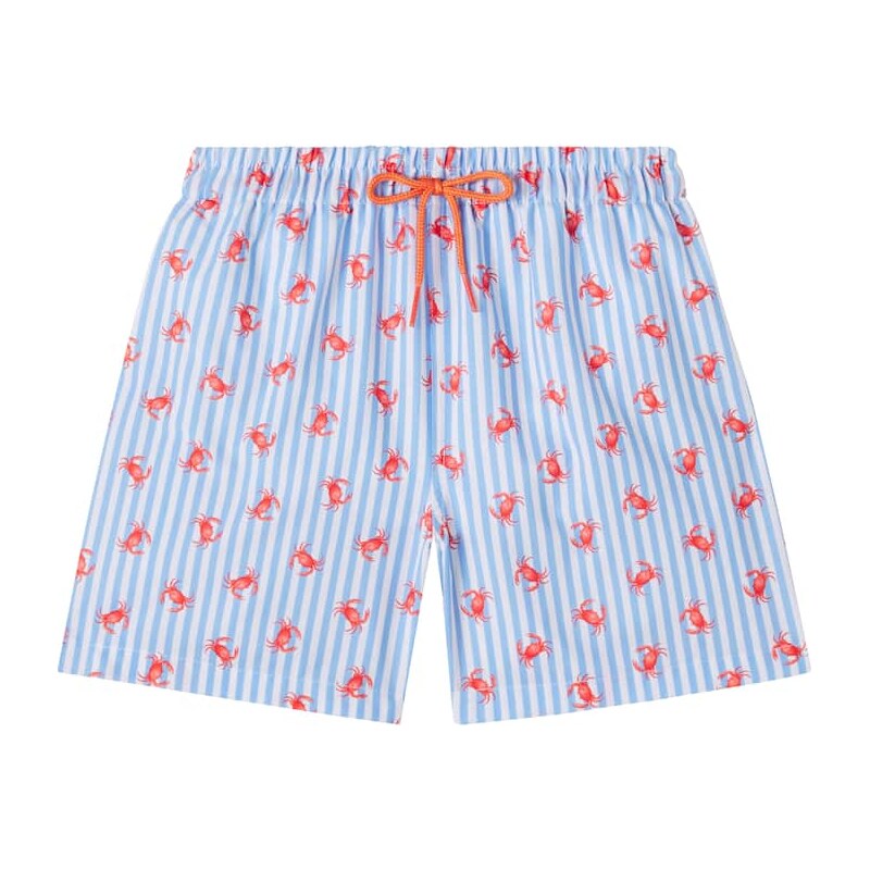 La Coqueta Bravo printed striped swim trunks 67987632