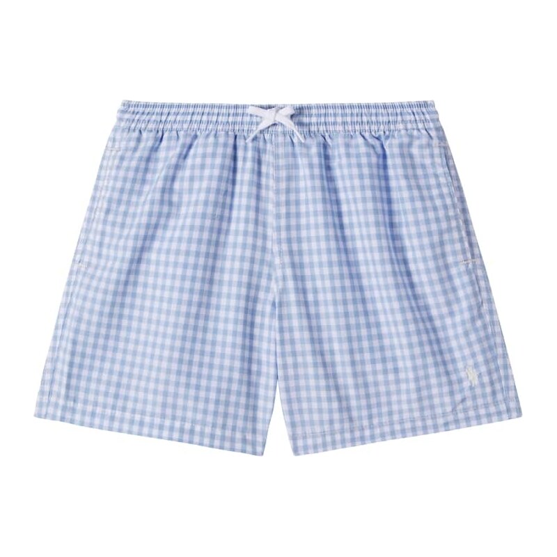 Polo Ralph Lauren Kids Traveler checked swim trunks 67967202