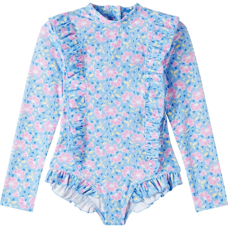 Louise Misha Aurelie floral ruffled swimsuit 68008185