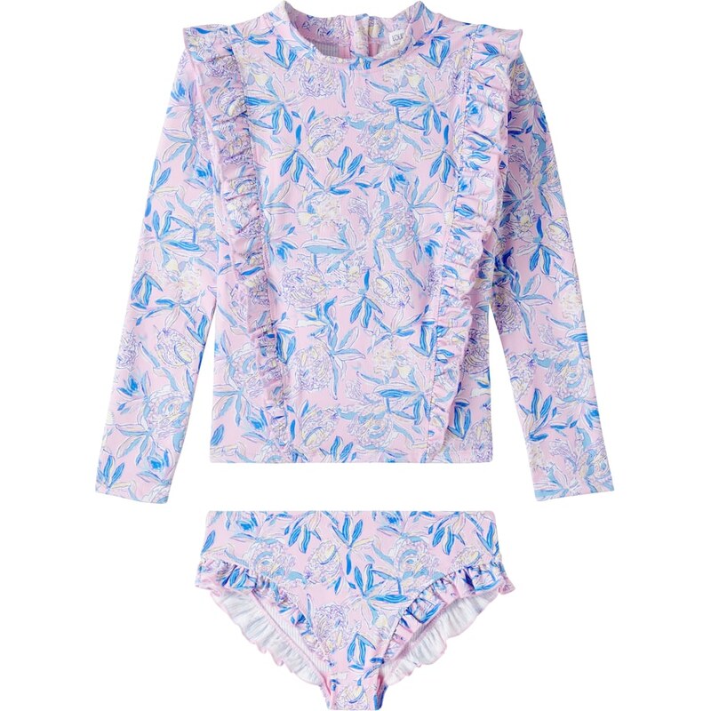 Louise Misha Yanika floral rashguard top and bikini bottoms set 67967266