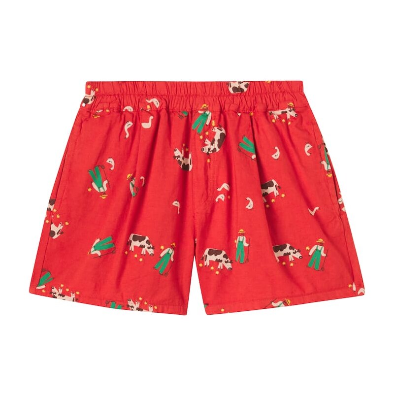 Bobo Choses Farm Adventure printed cotton shorts 68036129
