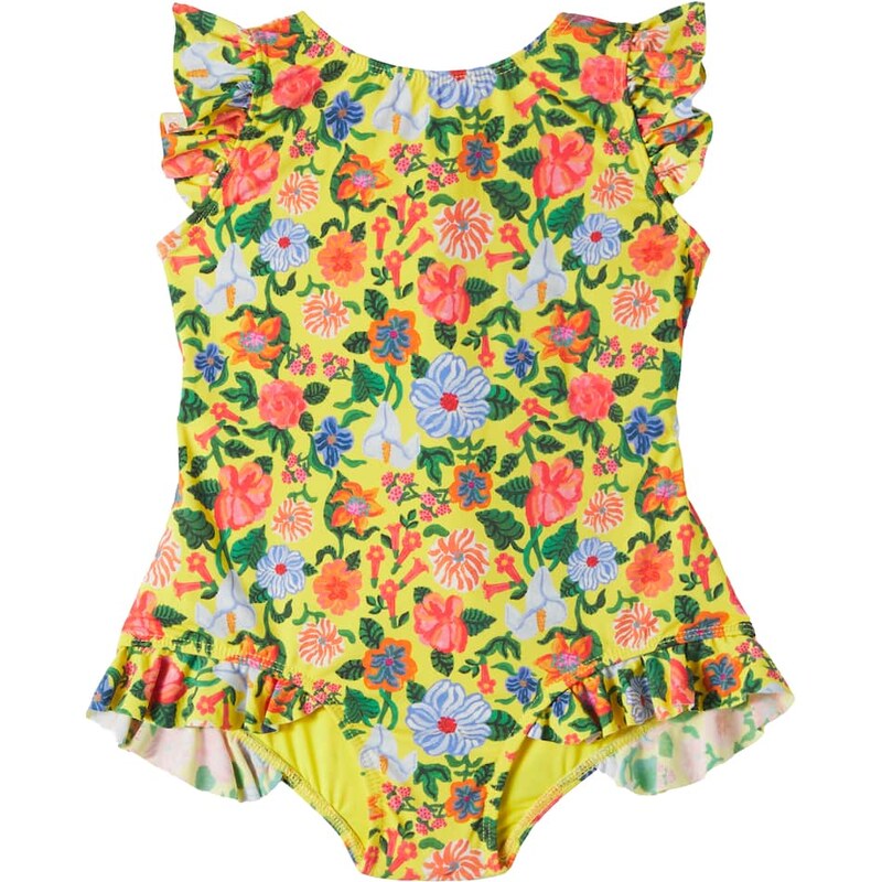 Fabula FÃ¡bula Bow-detail floral ruffled swimsuit 68008215