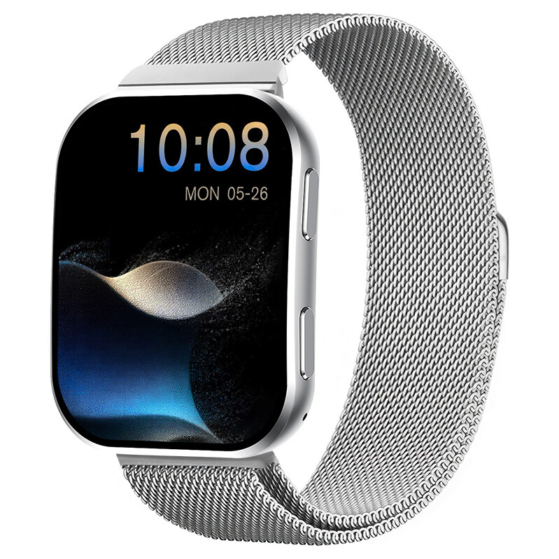 Madvell Venezia strieborná s kovovým remienkom + silikónový 67673029