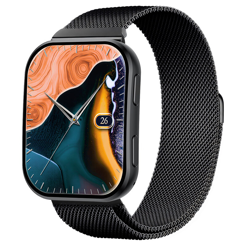 Madvell Venezia čierna s kovovým remienkom + silikónový 67673026