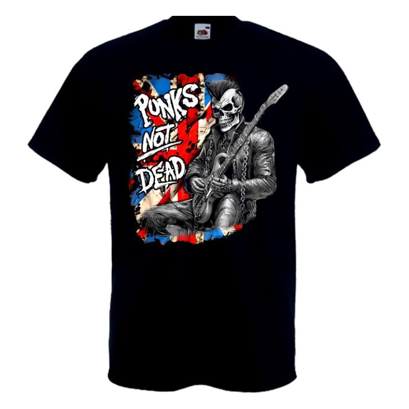 Fruit of the Loom Punks Not Dead - Motive 4 (tričko) 67605827