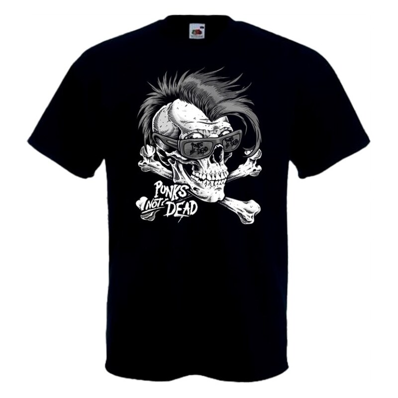 Fruit of the Loom Punks Not Dead - Motive 5 (tričko) 67605828