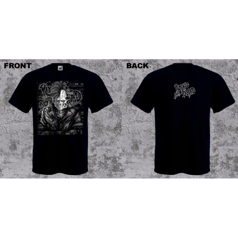 Fruit of the Loom Punks Not Dead - Motive 2 (tričko) 67605825