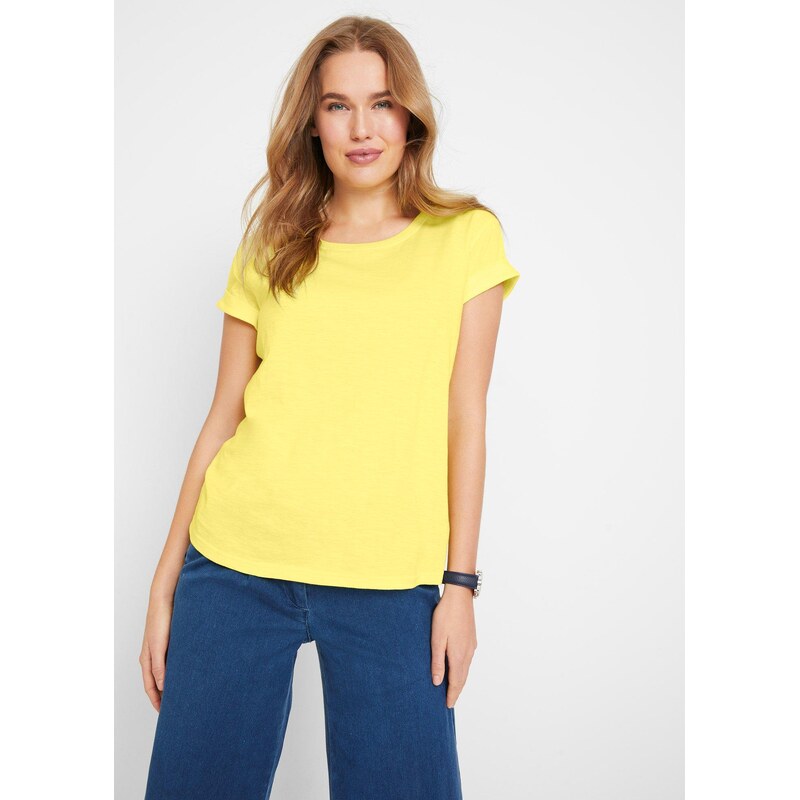 bonprix Boxy tričko, farba žltá 44733169