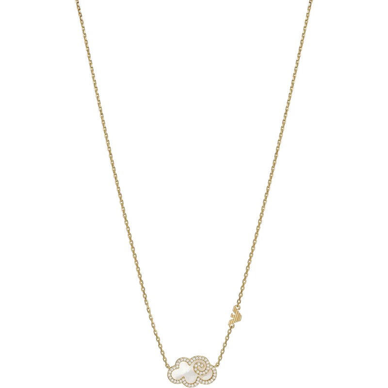 Emporio Armani Retiazka zlatá / perlovo biela 67619302