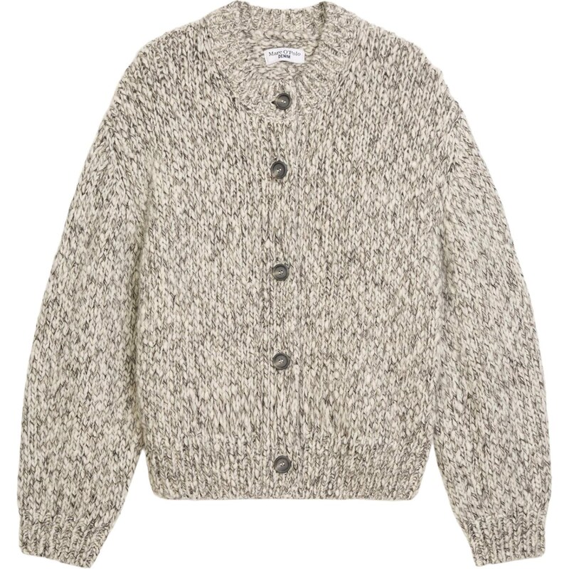Marc OPolo DENIM Kardigán sivá / biela ako vlna 67619374