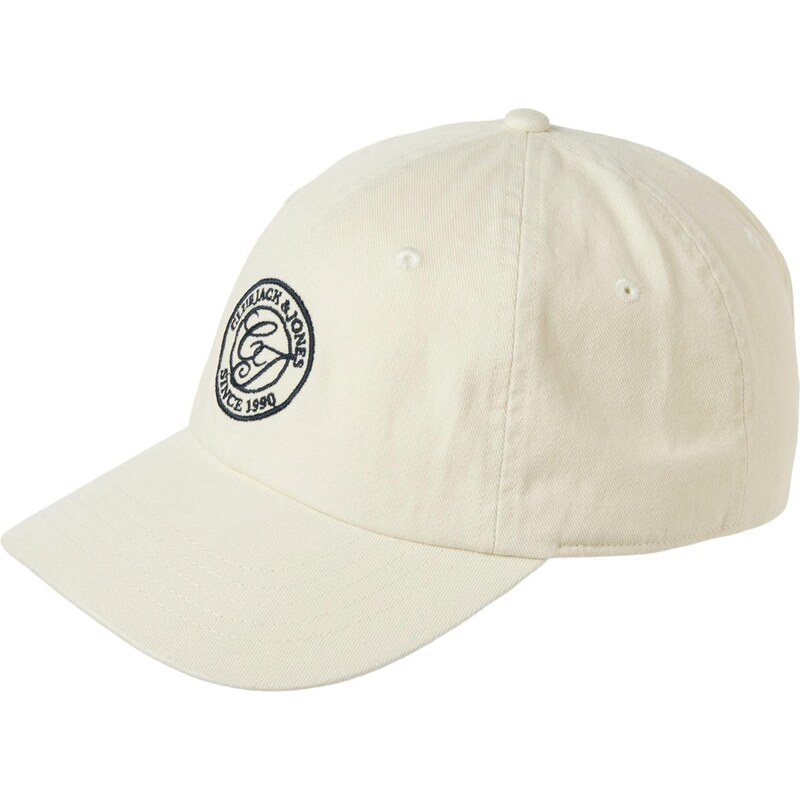 JACK & JONES Čiapka JACSOFT tmavomodrá / šedobiela 67619381