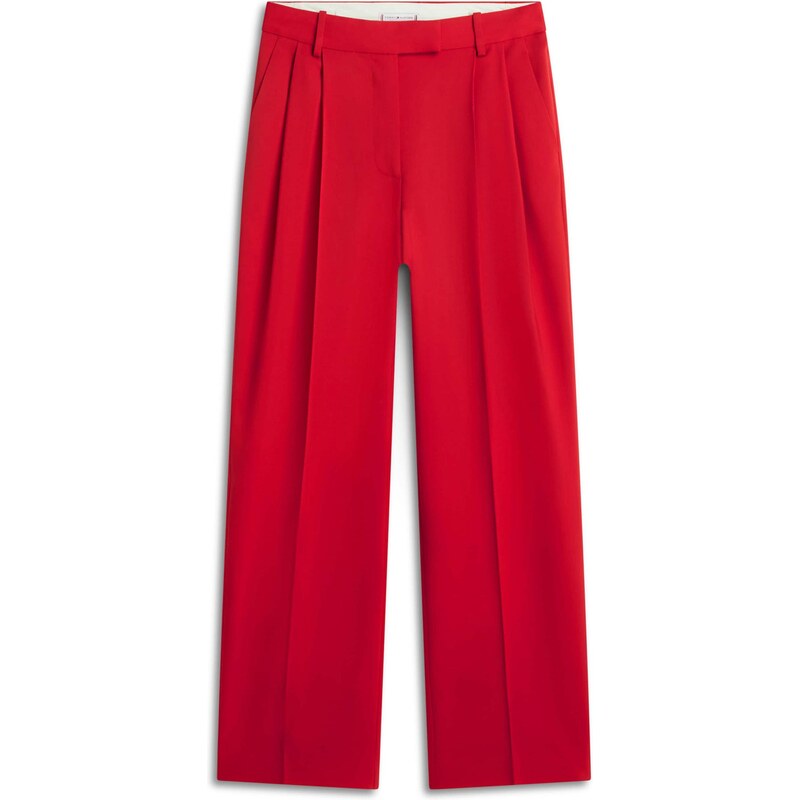 TOMMY HILFIGER Plisované nohavice červená 67619456