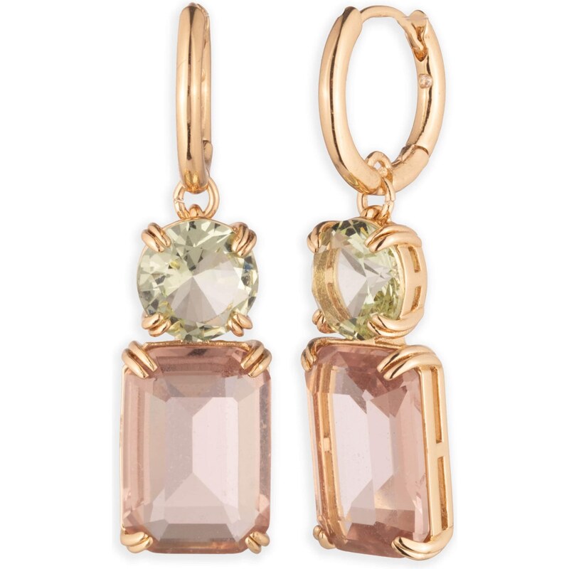 Lauren Ralph Lauren Náušnice zlatá / pastelovo zelená / svetlofialová 67619471