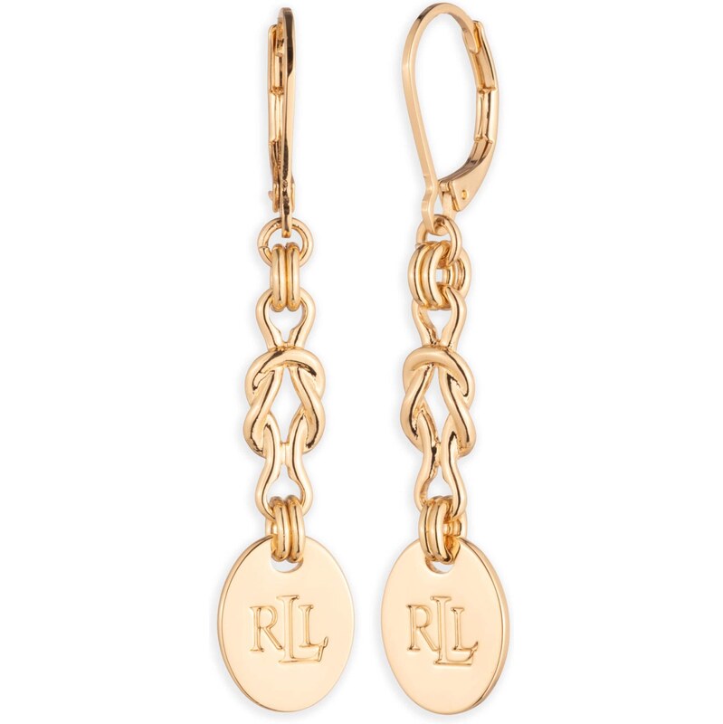 Lauren Ralph Lauren Náušnice LINEAR zlatá 67619477