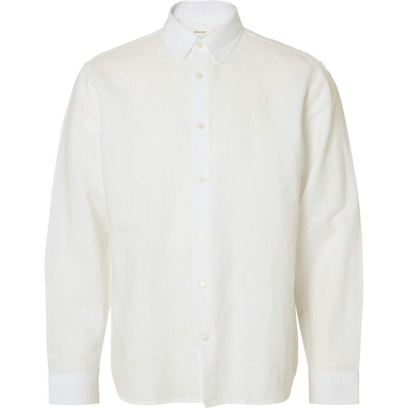 SELECTED Košeľa SLHREGCLAY biela 67619488