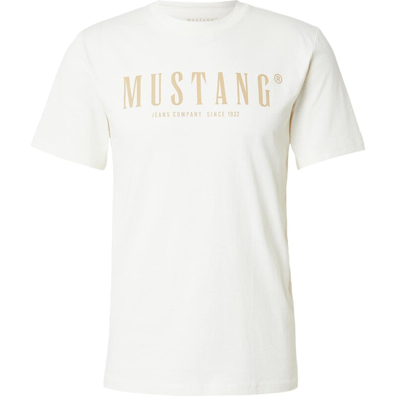 MUSTANG Tričko Austin béžová / svetlobéžová 67619594