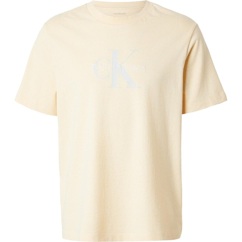 Calvin Klein Jeans Tričko Hero svetložltá / sivá 67619679