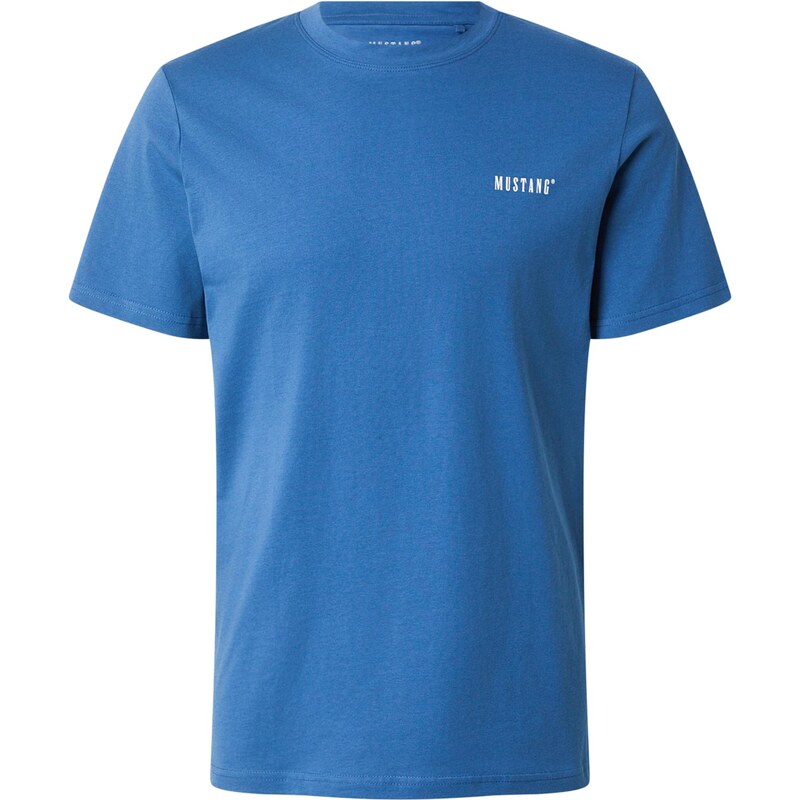 MUSTANG Tričko Austin modrá / biela 67619711