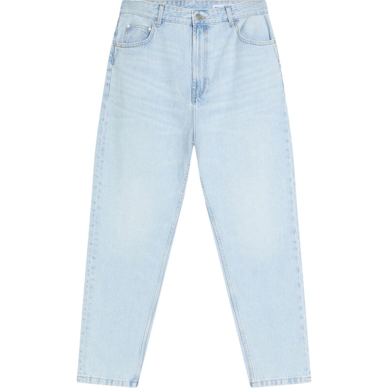 Bershka Džínsy svetlomodrá 67619717