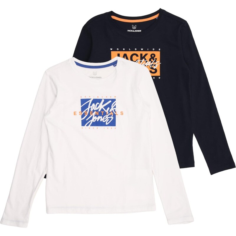 Jack & Jones Junior Tričko JJCOLTON námornícka modrá / kráľovská modrá 67619740