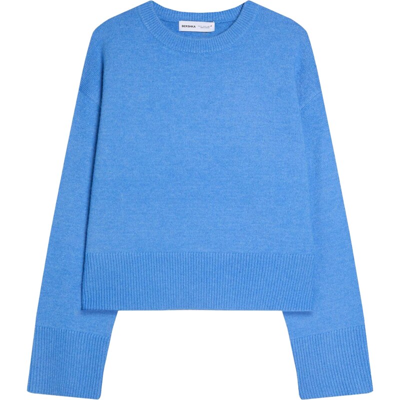 Bershka Sveter azúrová 67619765