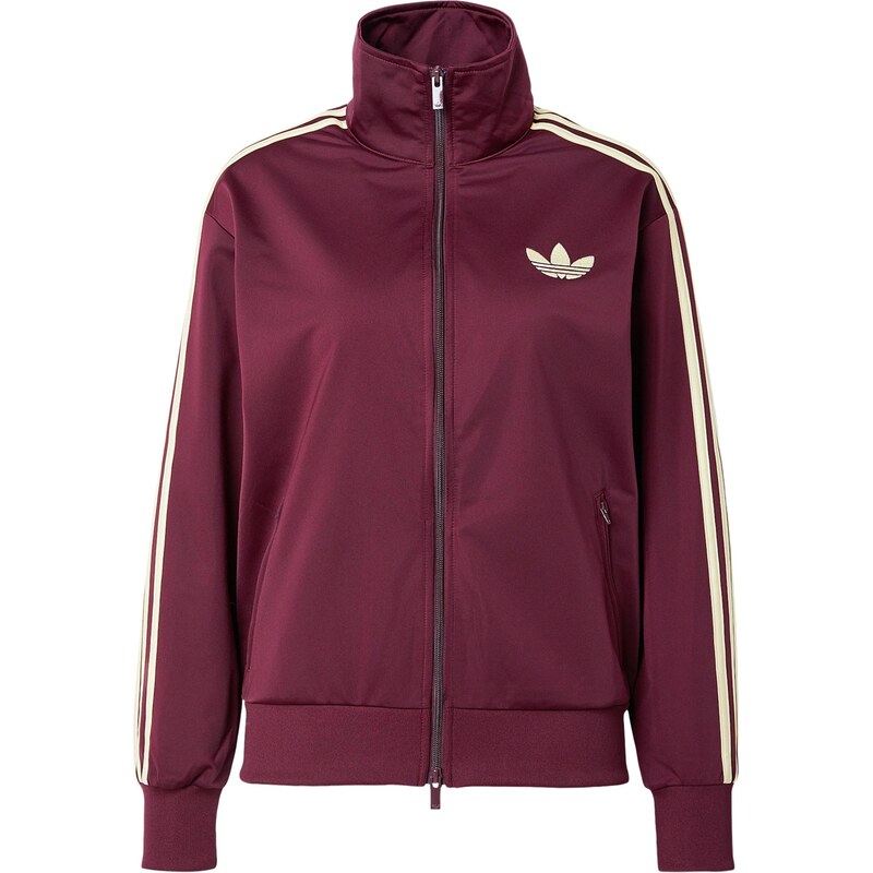 ADIDAS ORIGINALS Tepláková bunda pastelovo žltá / bordová 67619802