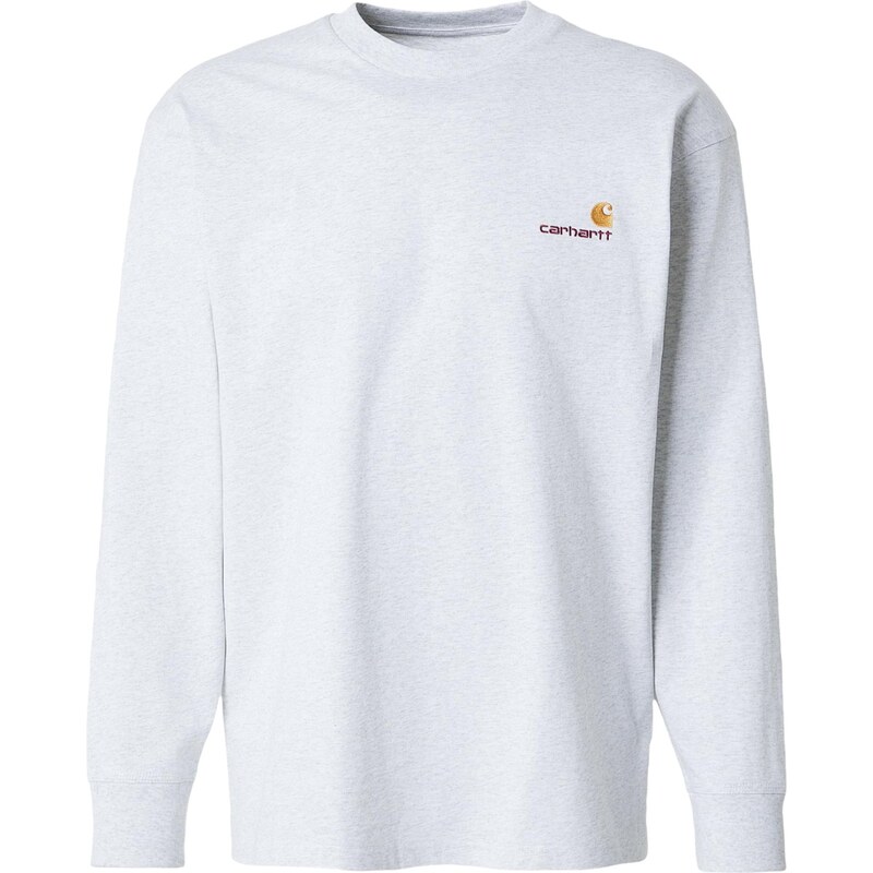 Carhartt WIP Tričko American Script svetlosivá 67619816