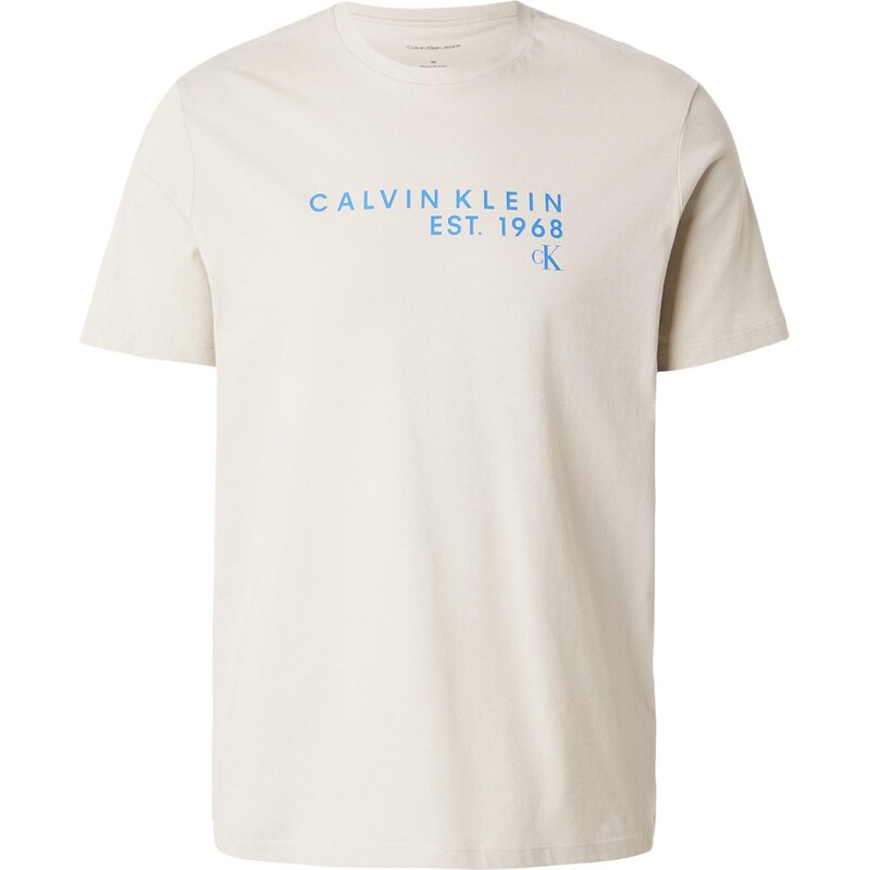 Calvin Klein Jeans Tričko azúrová / šedobiela 67619868