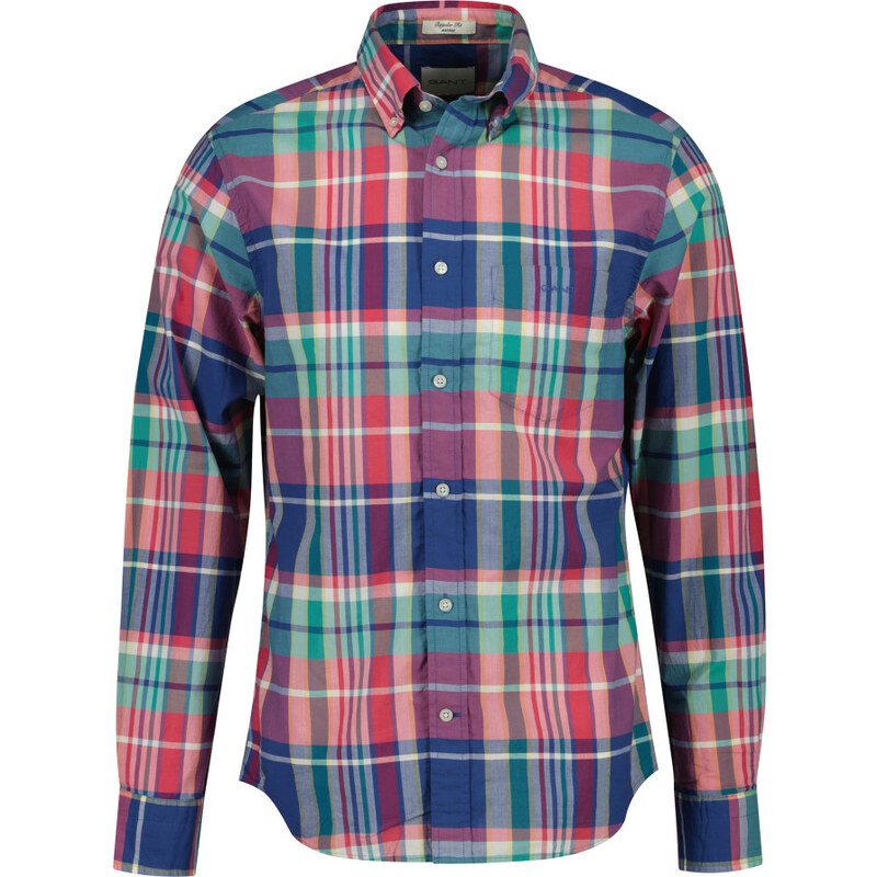 KOŠEĽA GANT REG INDIAN MADRAS CHECK SHIRT ROSE RED 67611825
