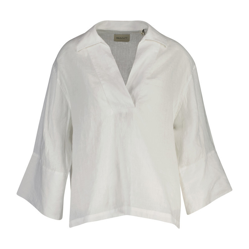 KOŠEĽA GANT REL LINEN POPOVER SHIRT WHITE 67611841