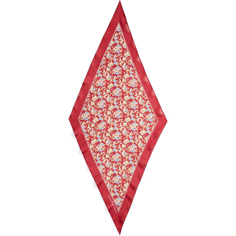 Lauren Ralph Lauren Šatka modrá / pastelovo zelená / oranžová / 67620021