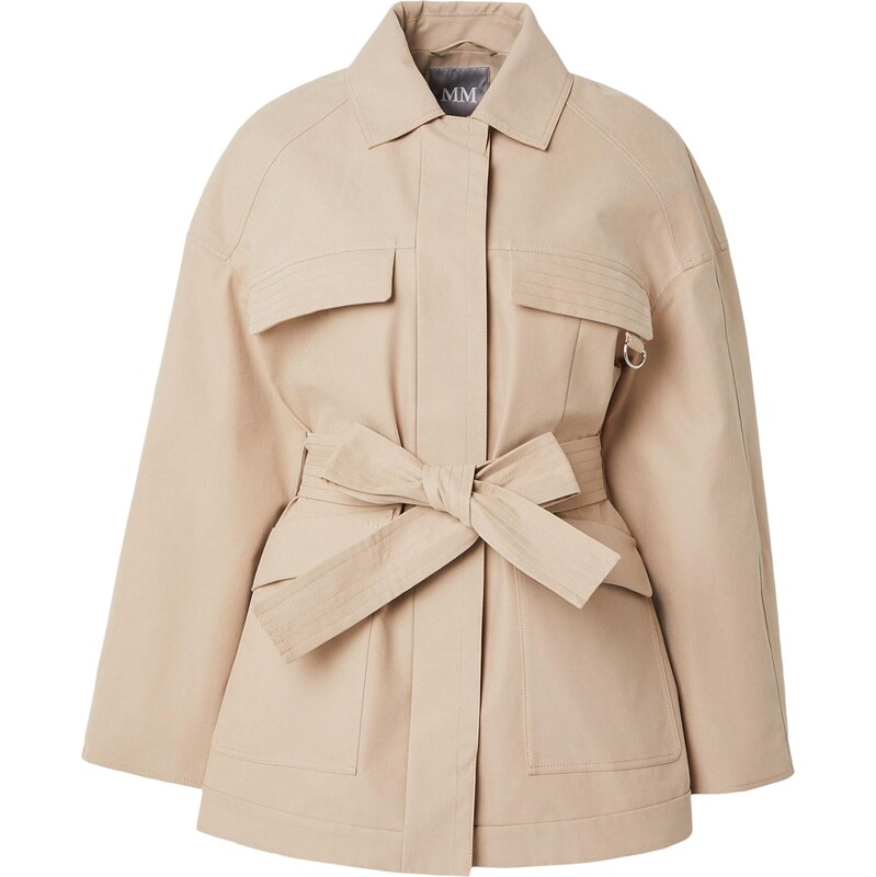 MM by Max Mara Prechodný kabát RAFIA béžová 67619976