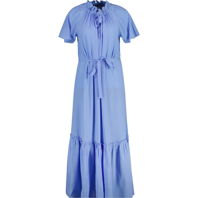 ŠATY GANT CAP SLEEVE MIDI DRESS PALACE BLUE 67611853