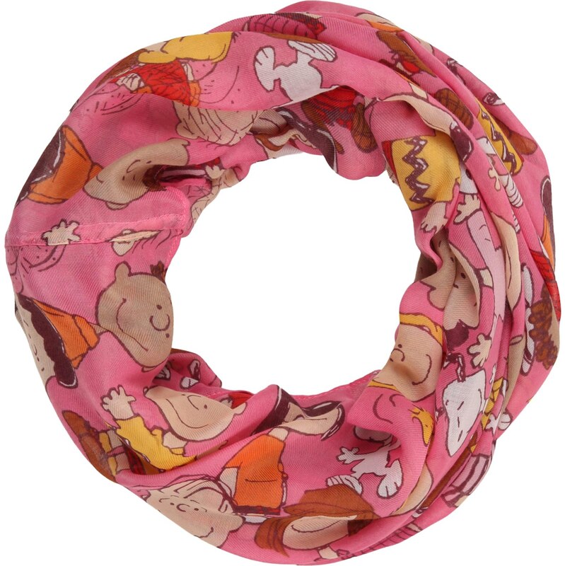 CODELLO Šál Peanuts telová / žltá / oranžová / ružová 67620093