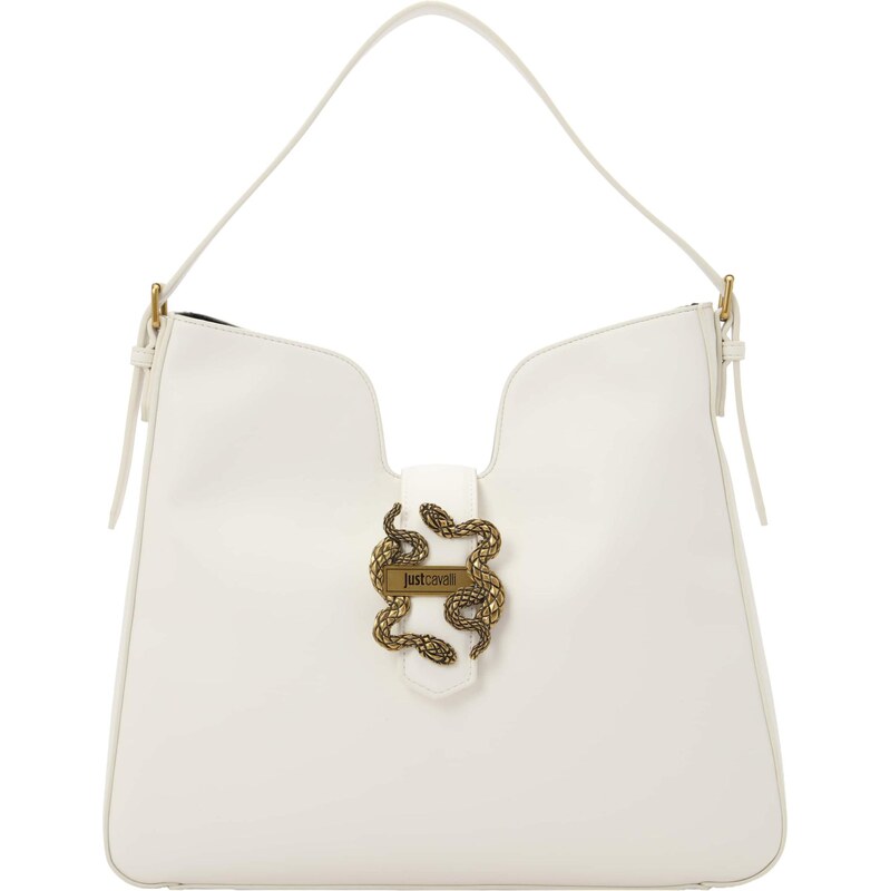 Just Cavalli Kabelka na rameno ICONIC SNAKES šedobiela 67620117