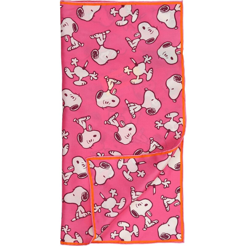 CODELLO Šatka Peanuts Nicki baklažánová / tmavooranžová / ružová / 67620127