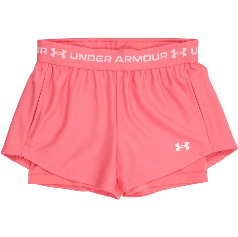 UNDER ARMOUR Športové nohavice Tech Play Up 2n1 koralová / biela 67620132