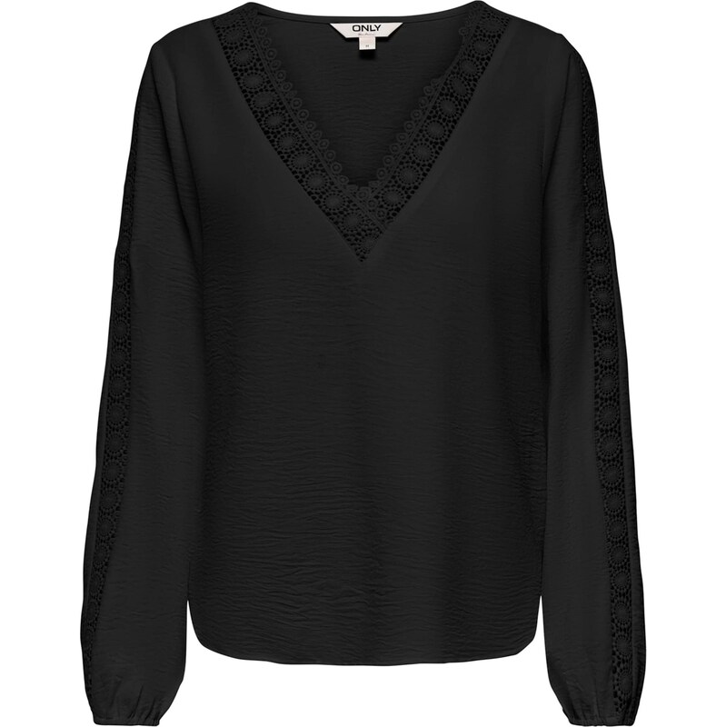 ONLY Blúzka ONLGREGOR METTE čierna 67620119