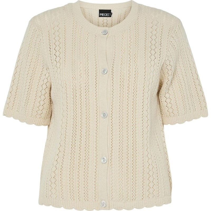 PIECES Kardigán PCNUKA béžová 67620166