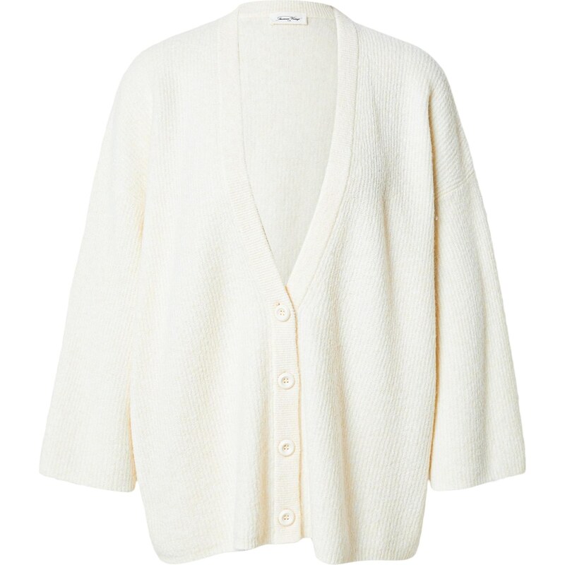 AMERICAN VINTAGE Kardigán Damsville krémová 67620198